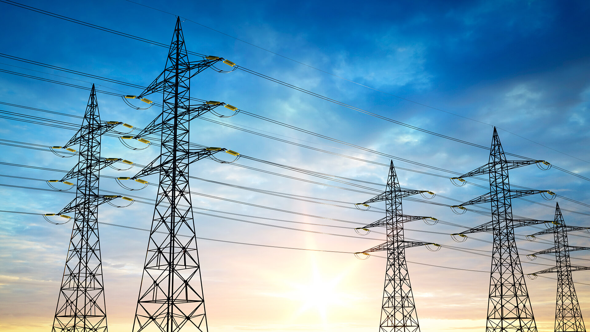 High voltage lines for the energy sector