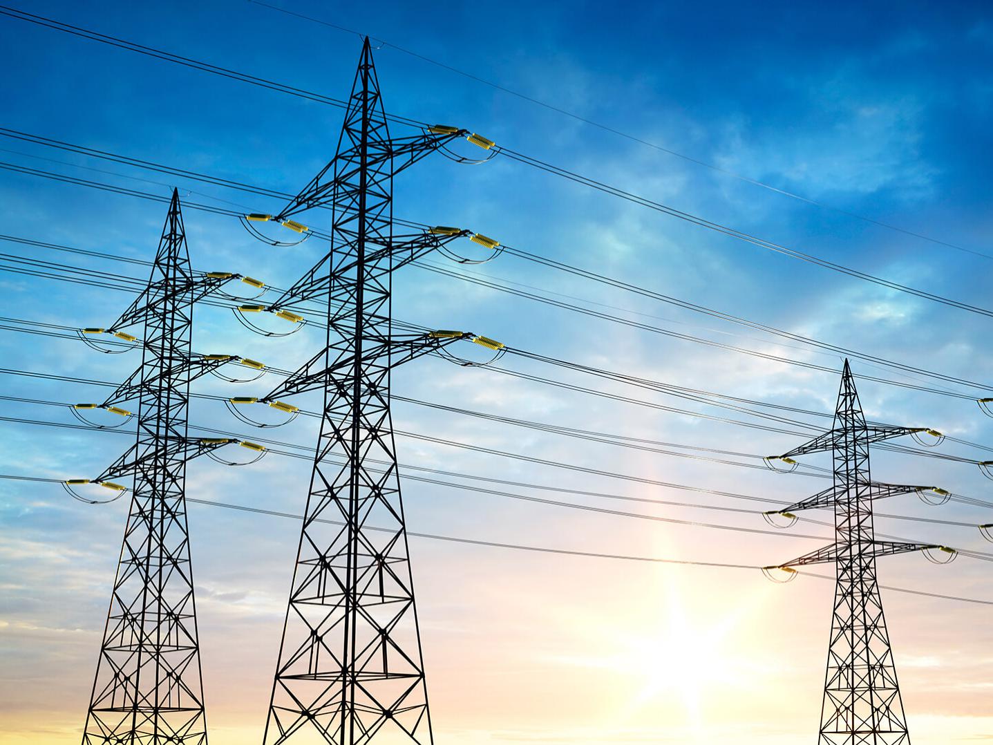 High voltage lines for the energy sector