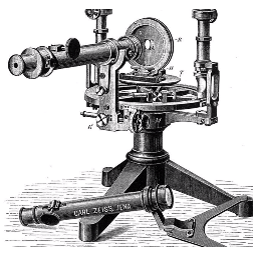 The first spectrometer for the spectral diffraction of light with a prism system