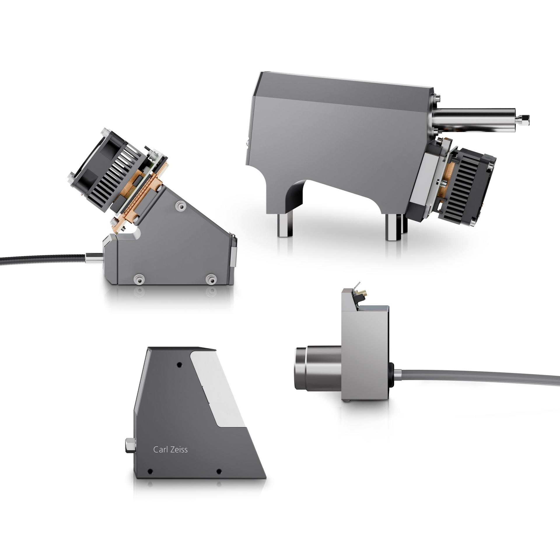 Collage of different spectrometer modules by ZEISS Spectroscopy