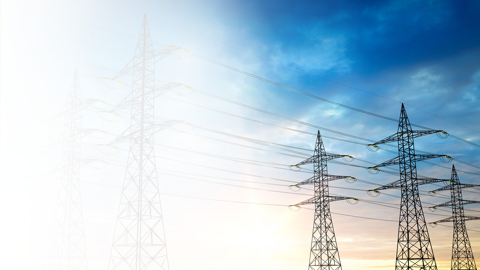 High voltage lines for the energy sector