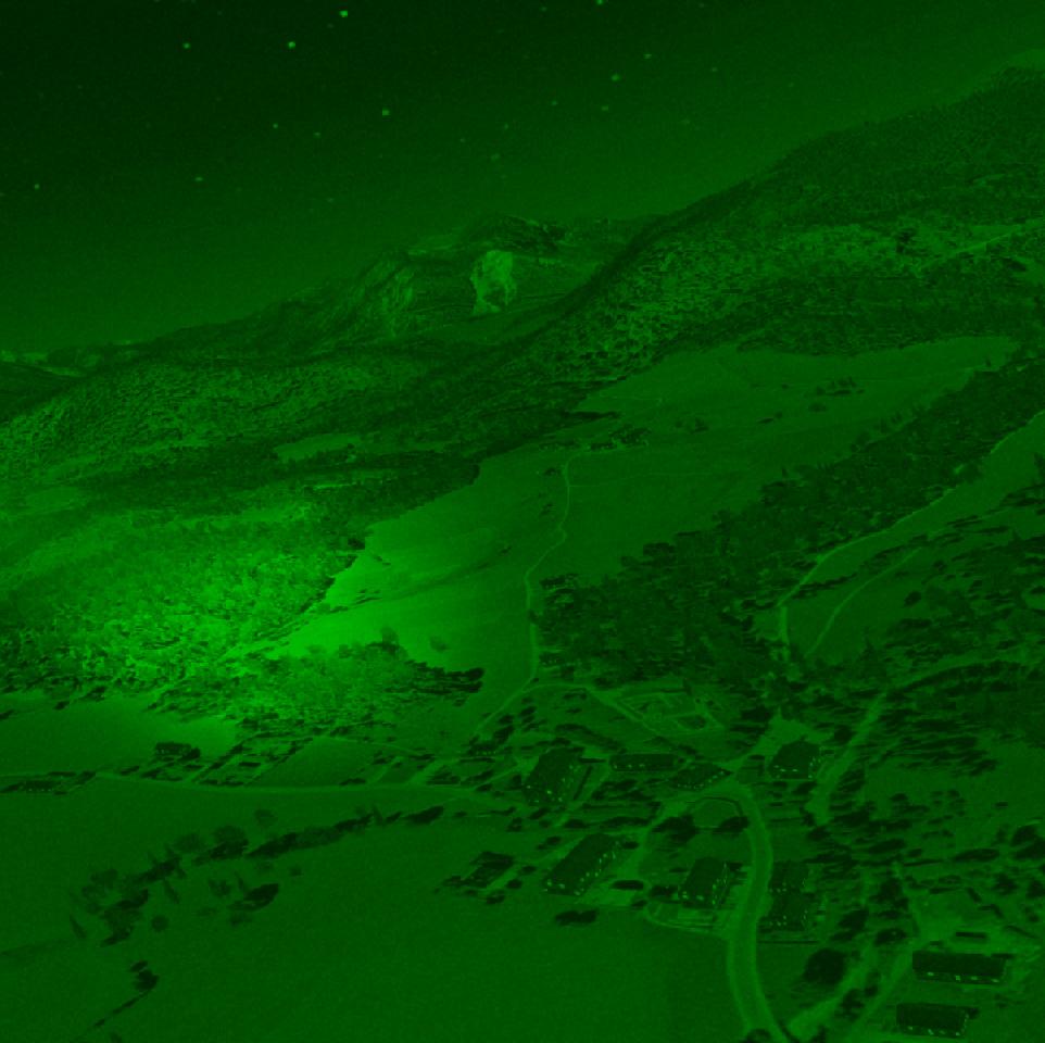 Night vision mode with ZEISS VELVET SIM LED VISIR