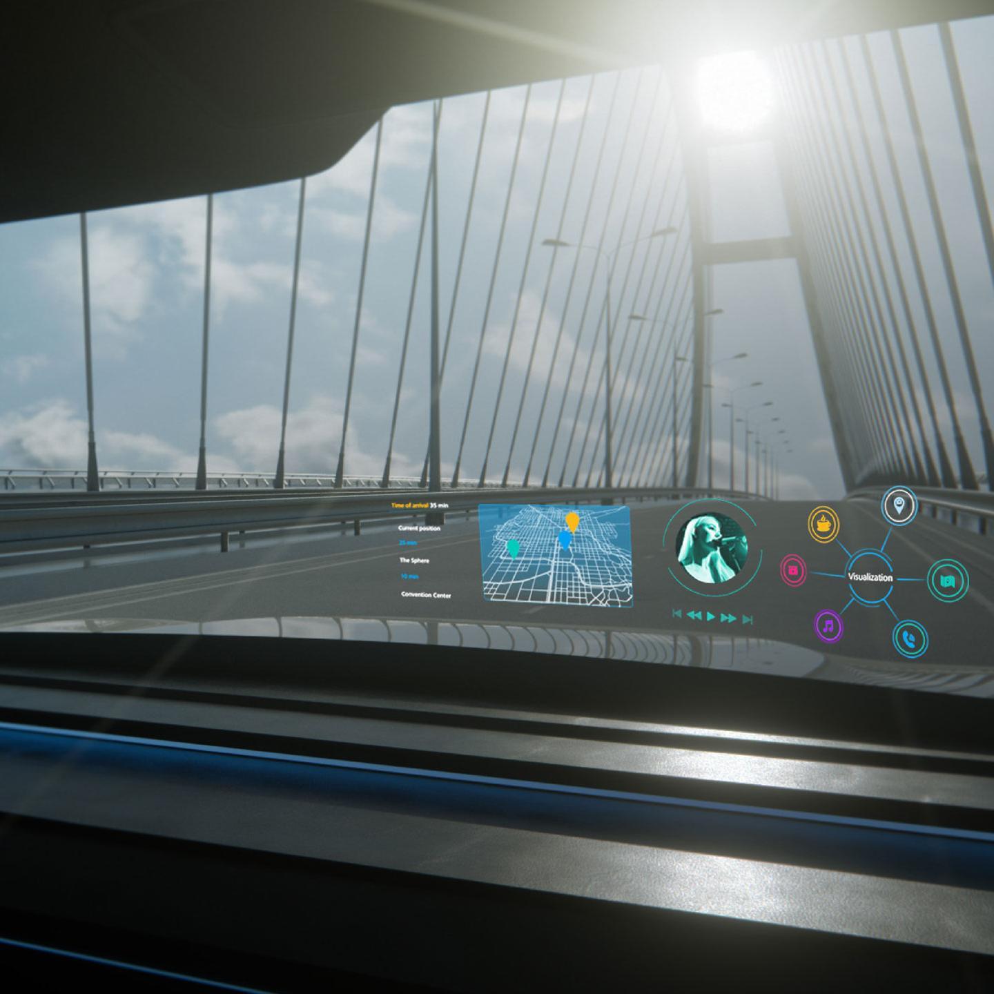 Fully integrated display for seamless integration