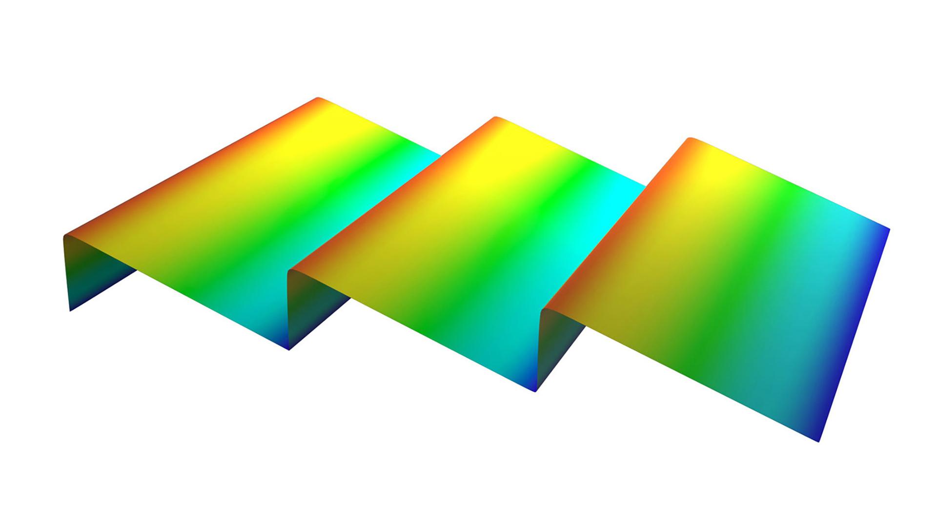 Possible grating structure of a DOE component