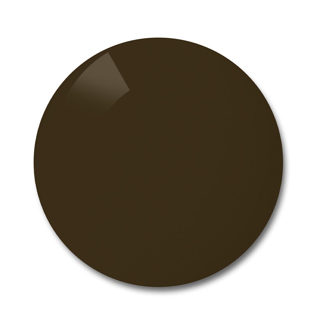 ZEISS Polarized lens in a rich brown solid tint.