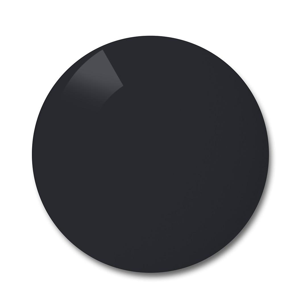 ZEISS Polarized lens in a dark grey solid tint.