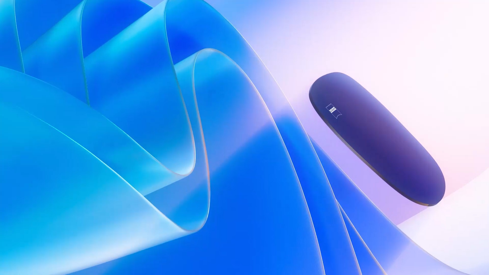 3D CGI illustration of a tinted lens floating towards a light source, effectively blocking harmful UV rays.