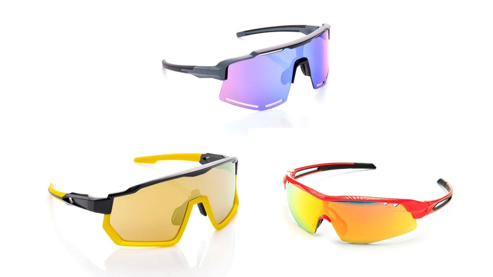 Images that show different sport sun lens colours option