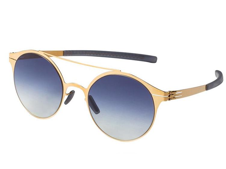 Image of sport sunglasses with a metal frame.