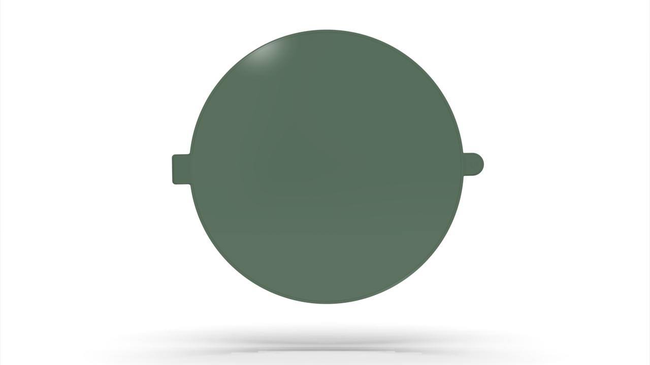 Visualisation of the ZEISS Sunlens, solid green lens category 2.