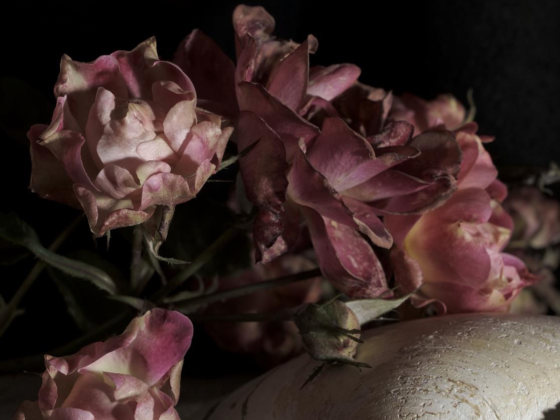 Foto eines Rosenstraußes