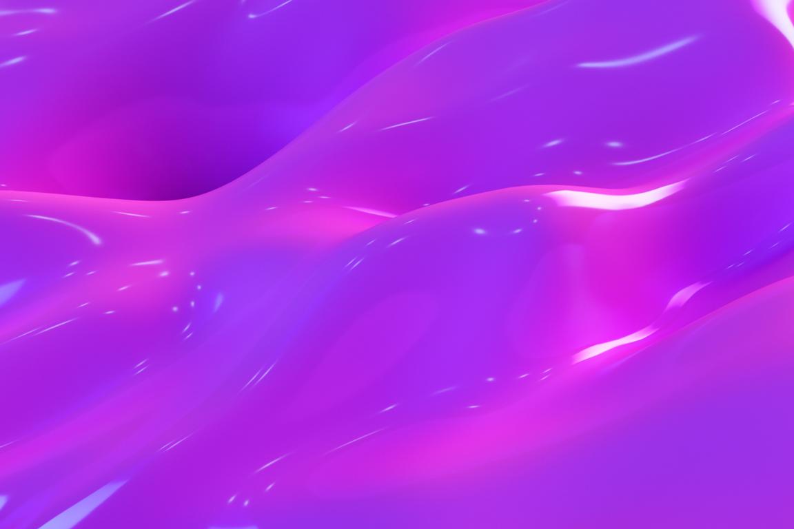 Bild einer fluoreszierenden pinken Flüssigkeit