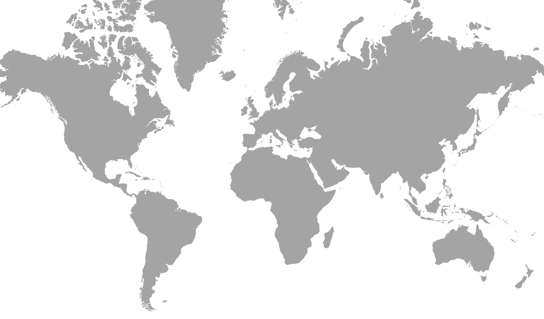 World map that shows social activities of ZEISS