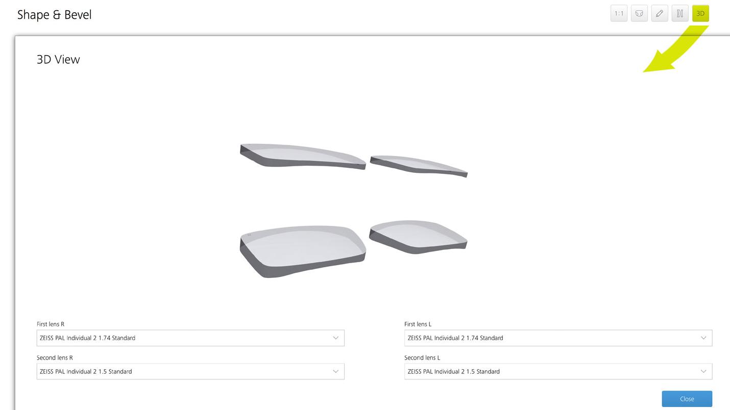 ZEISS VISUSTORE - 3D view