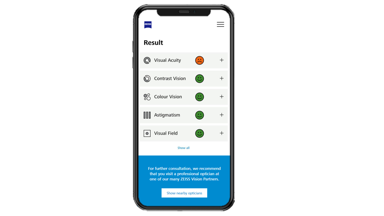 New ZEISS Online Vision Screening now globally available