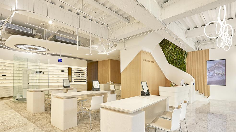interior of ZEISS VISION CENTER Taiwan