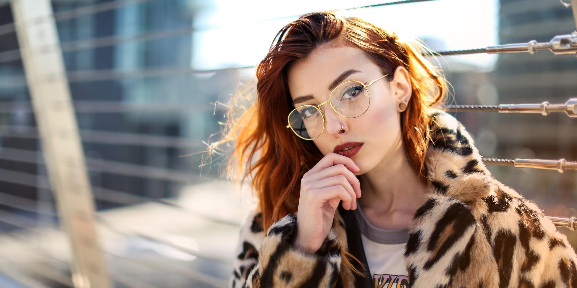 Glasses that hot sale are in fashion
