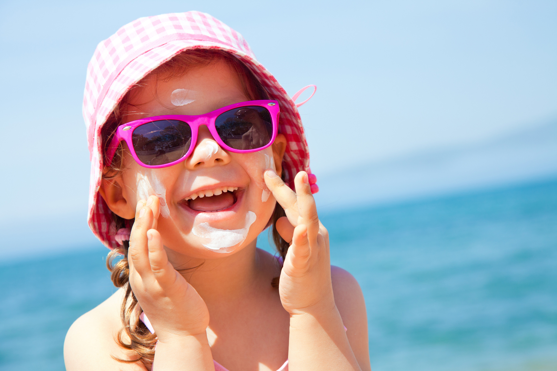 Children’s eyes are more sensitive to UV radiation, and it’s important to protect their skin and eyes from the sun. 