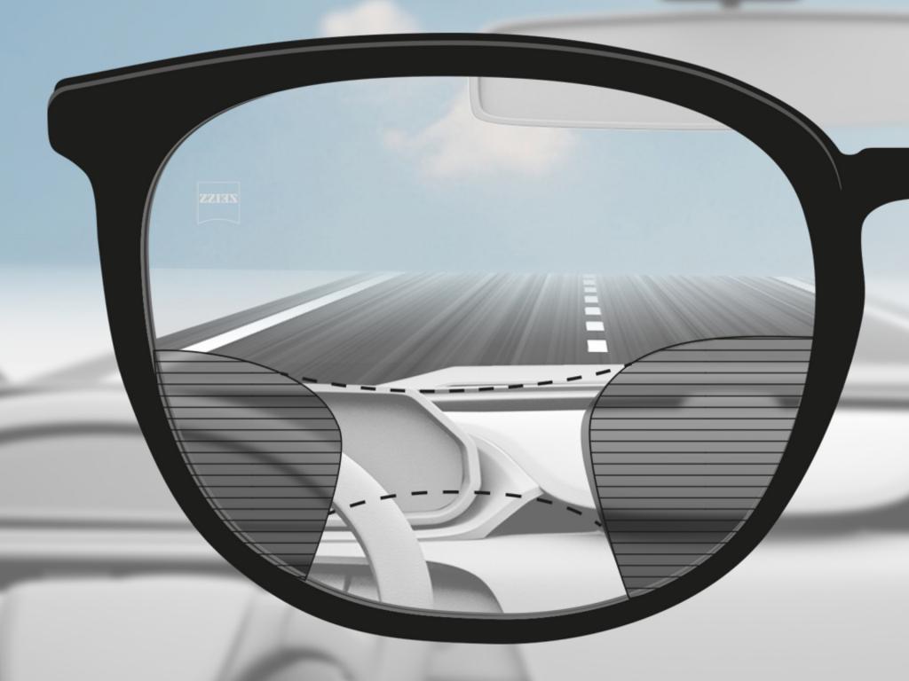 Varifocal lens glasses hot sale