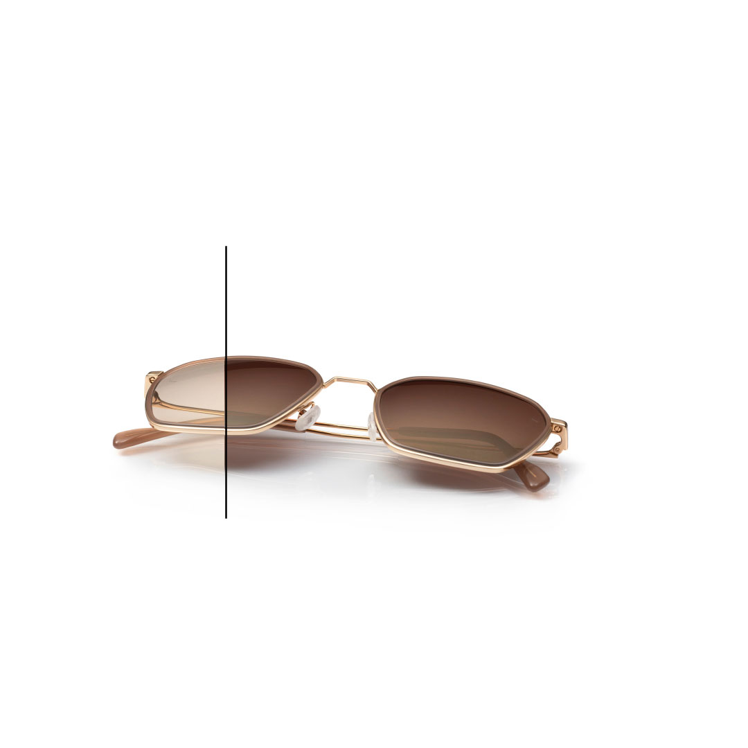 Fully reflective top sunglasses