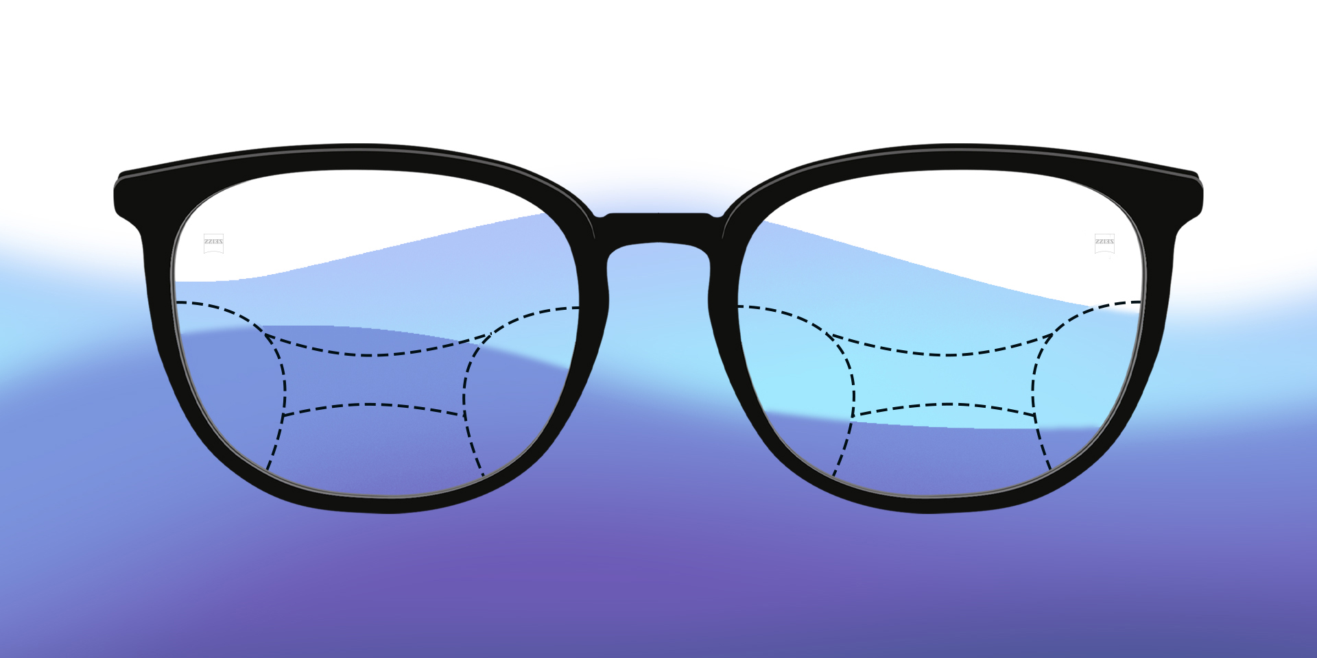 Seamless bifocal reading glasses outlet