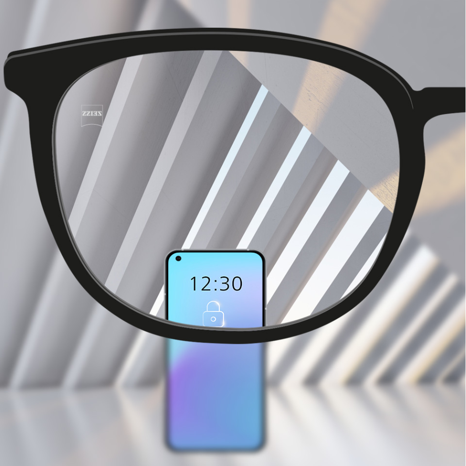Single vision computer glasses store