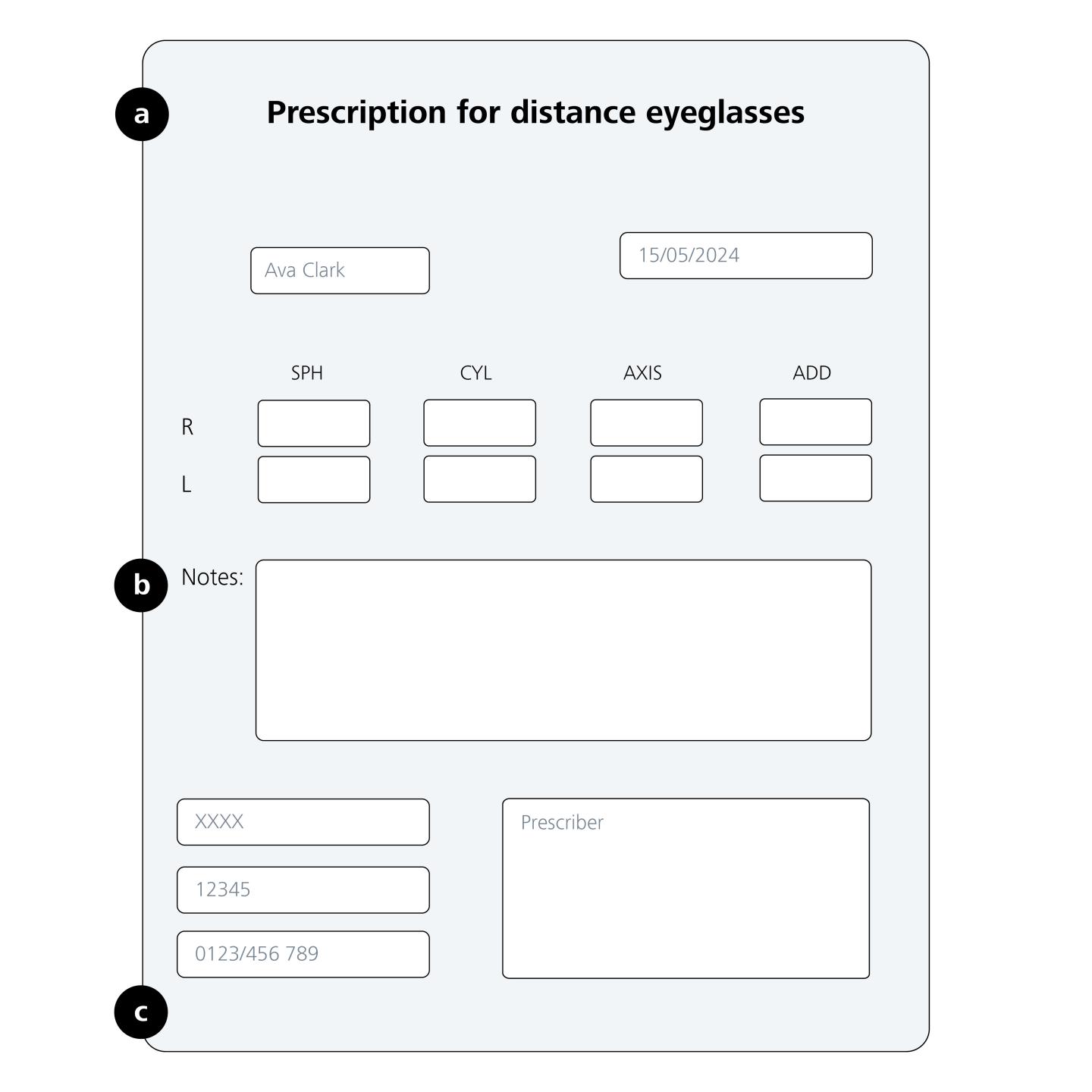 Prescription guide