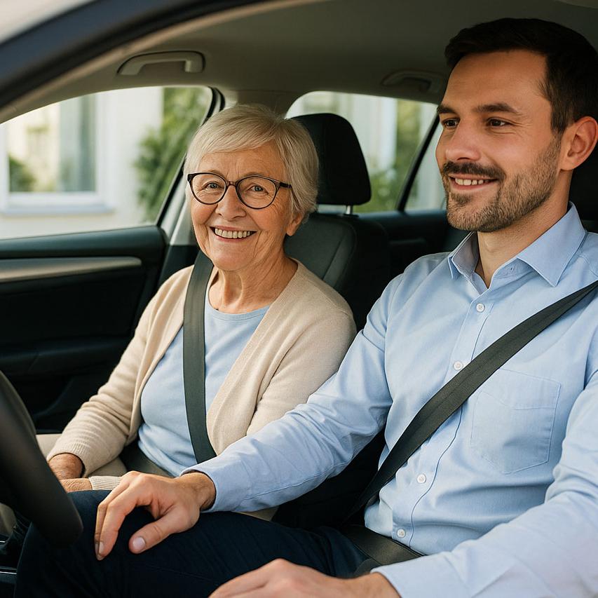 Fahrdiest KI-generiertes Bild