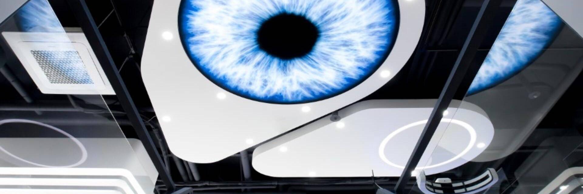 Interior view of the Zeiss Vision Center in Seoul Gangnam