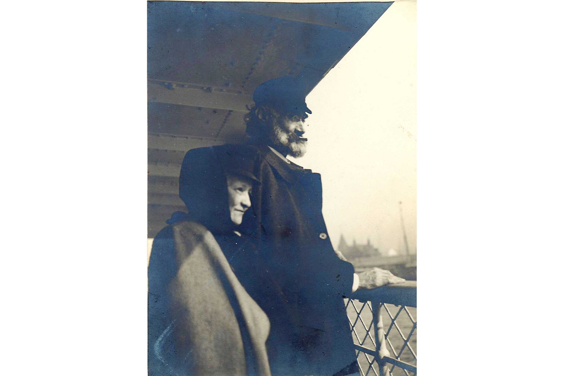 Prof. Ernst Abbe with his wife Else Abbe