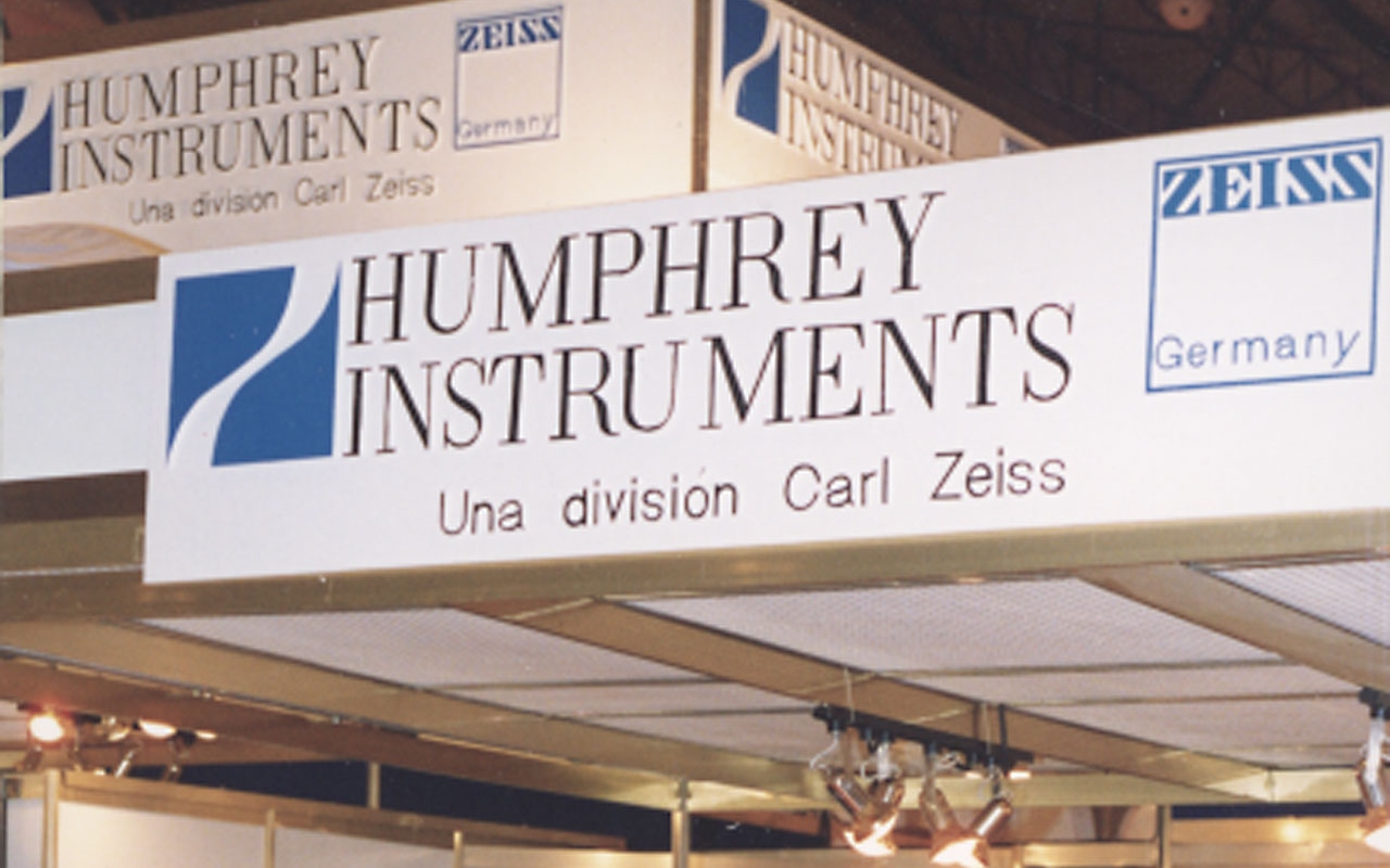 Joint booth of Humphrey Instruments and ZEISS
