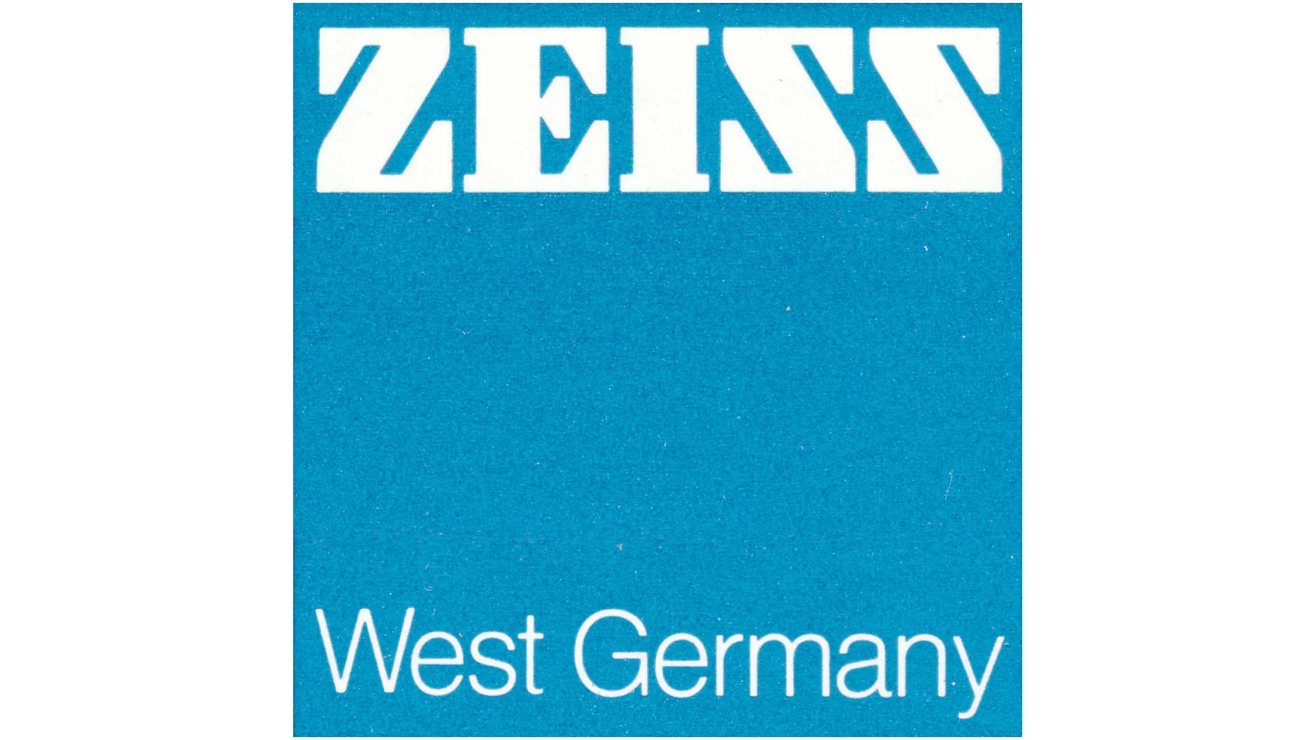 ZEISS in a square with West Germany at the bottom