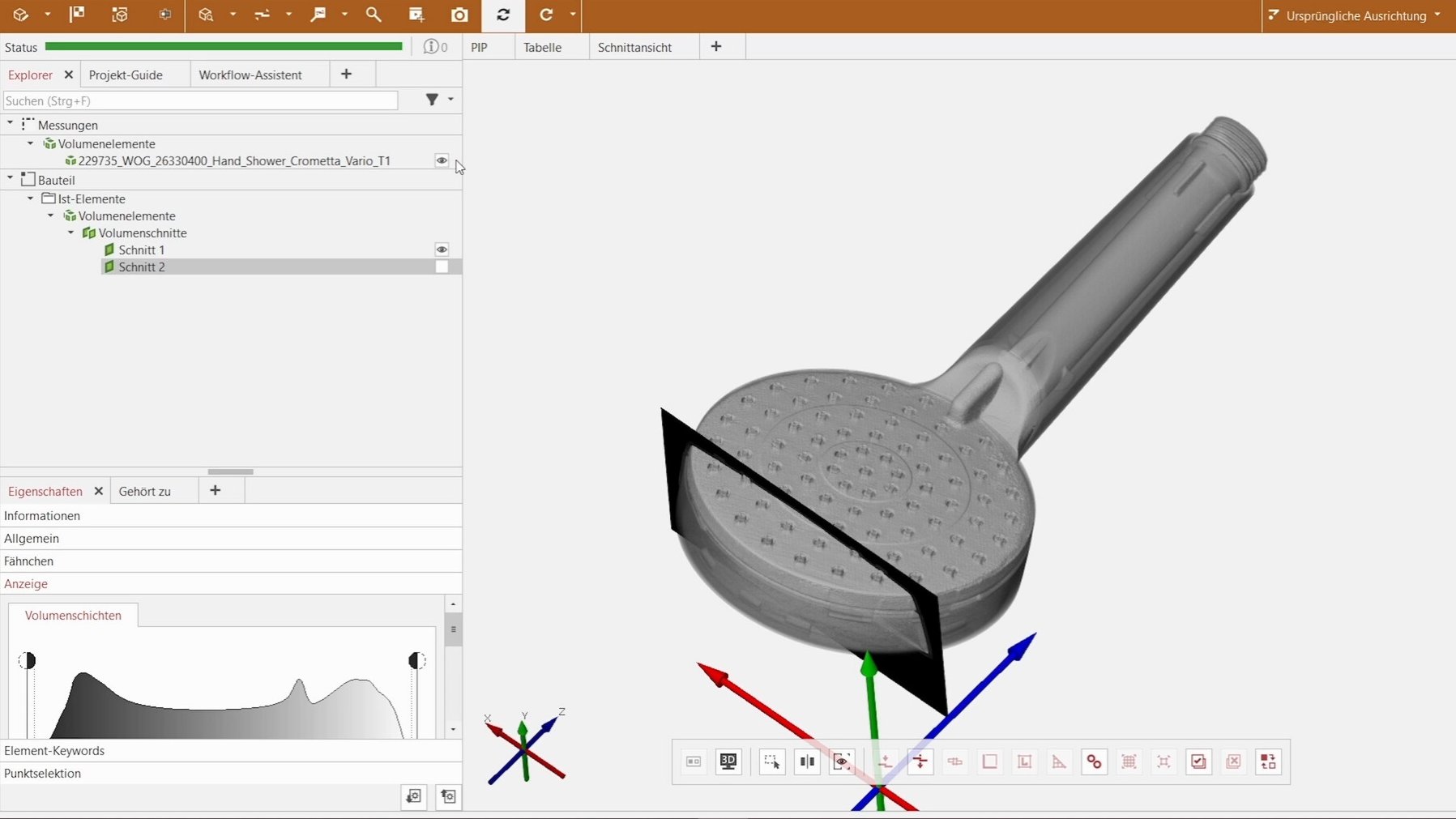 3D shower head model