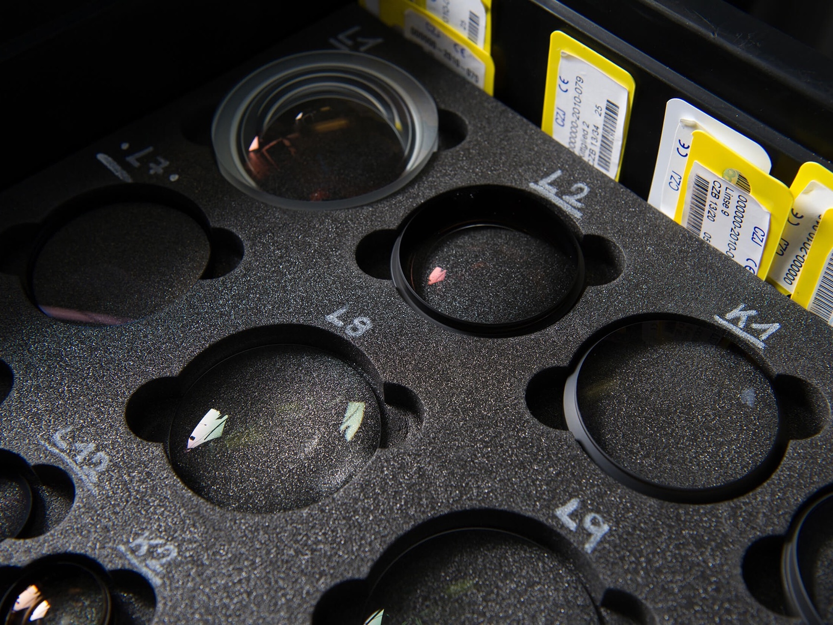 clean camera lenses transport case