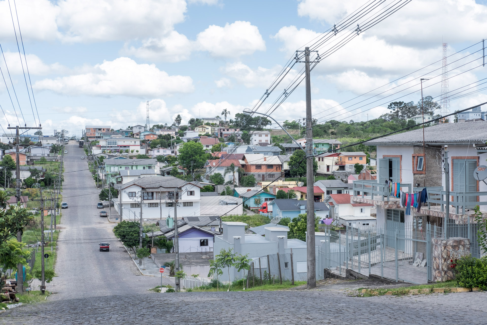 There are not any ophthalmologists in the countryside of Southern Brazil where Claudete José Custódio lives.