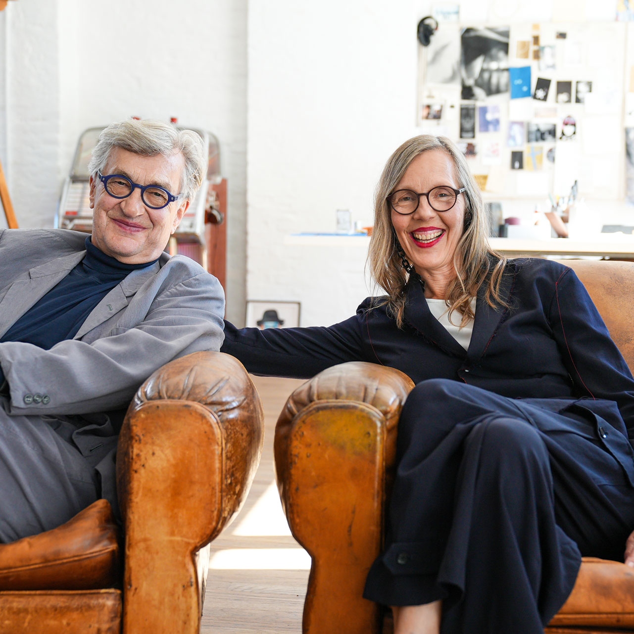 Wim Wenders and his wife Donata