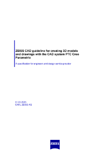 Preview image of CAD guidelines