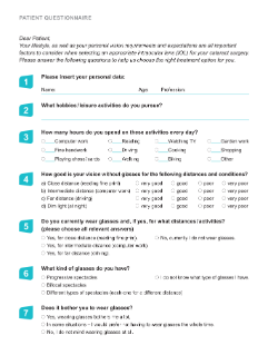 Preview image of Patient questionnaire