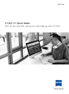Preview image of Z CALC 2.1 Quick Guide