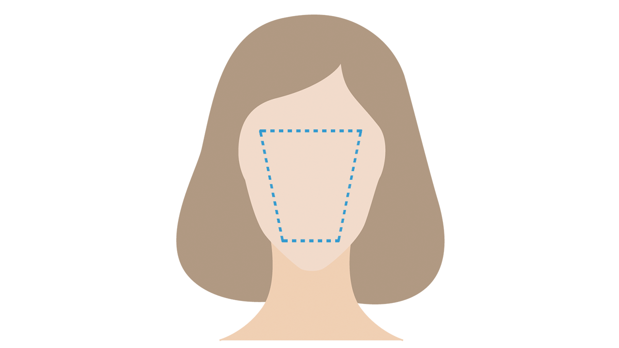 Trapezoid-shaped faces
