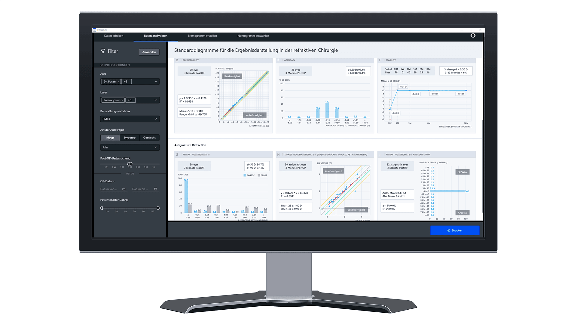 Image of ZEISS VISULYZE on monitor