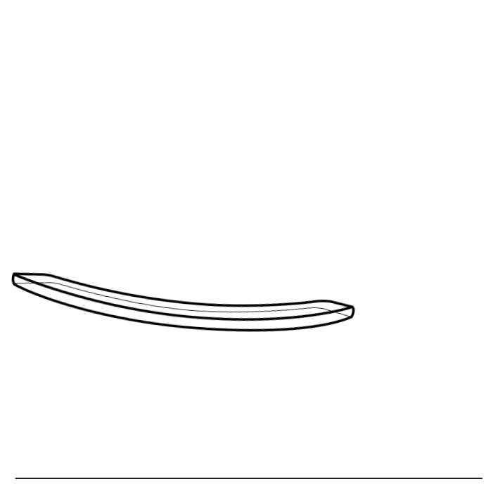 Darstellung eines Brillenglases, das im Fall leicht wie eine Feder herunter schwebt